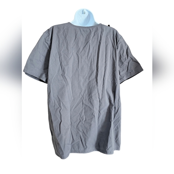 Scrubstar size large gray scrub top 3 pockets gently used - Picture 2 of 2